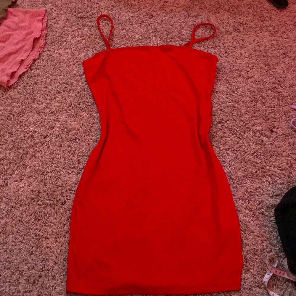 Red mini dress small